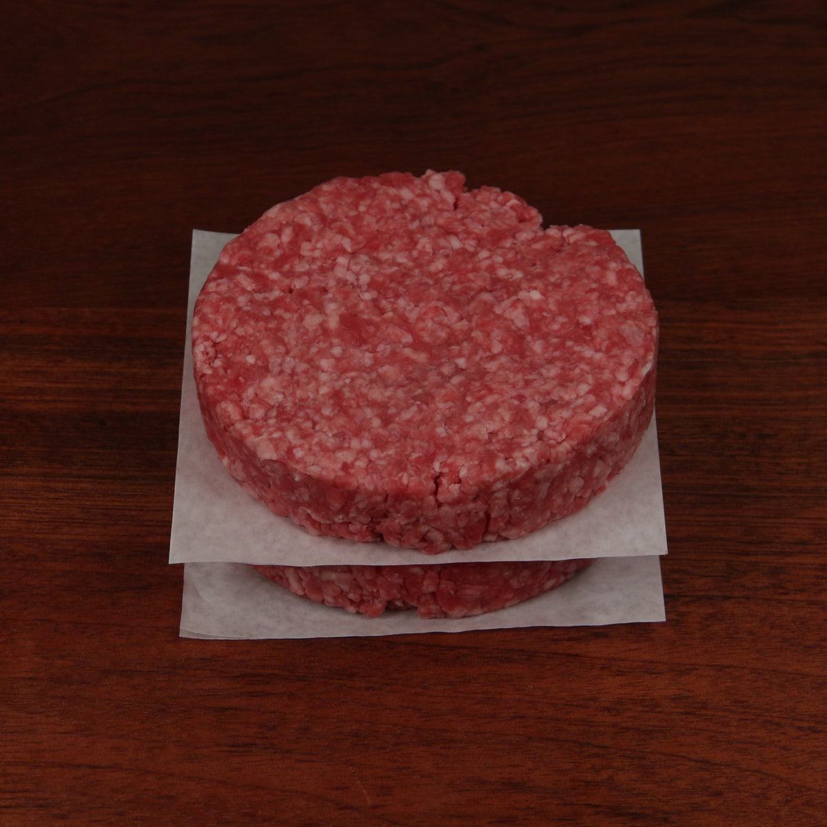 Hand-Pressed Ground Chuck Beef Burgers – Halteman Family Meats