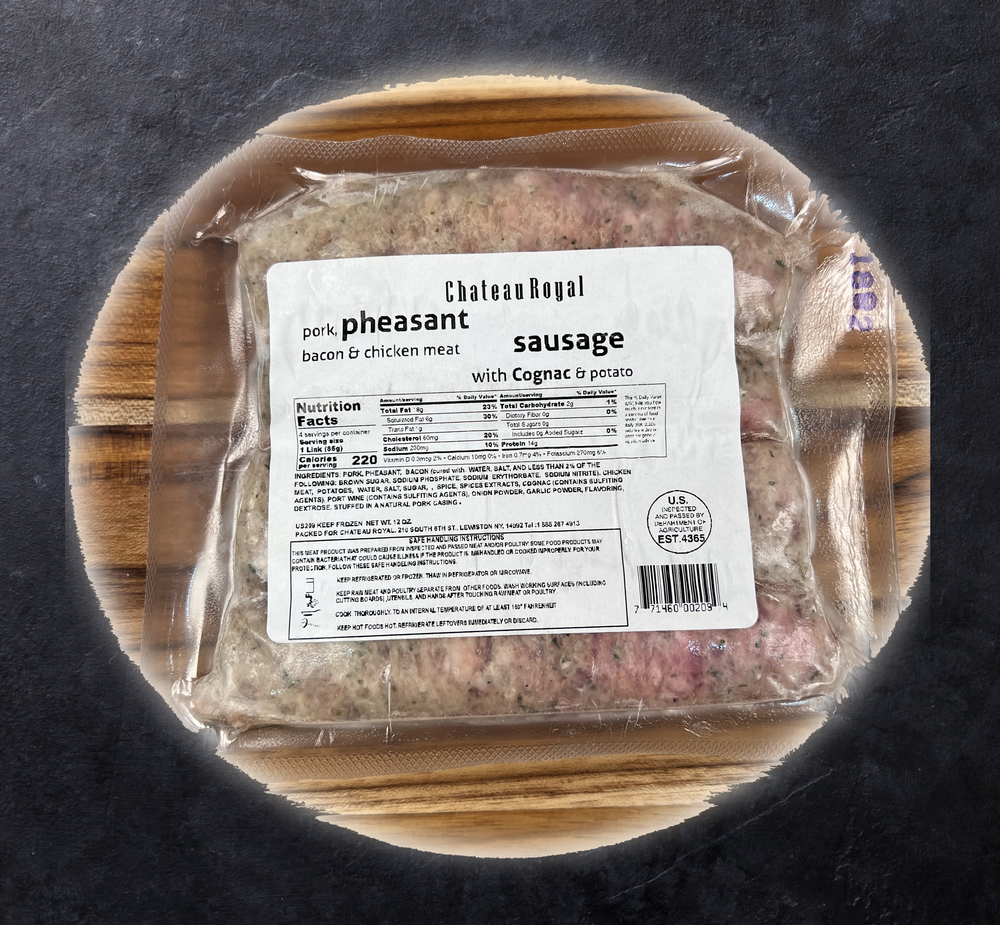Pheasant Sausage 12oz (Frozen)